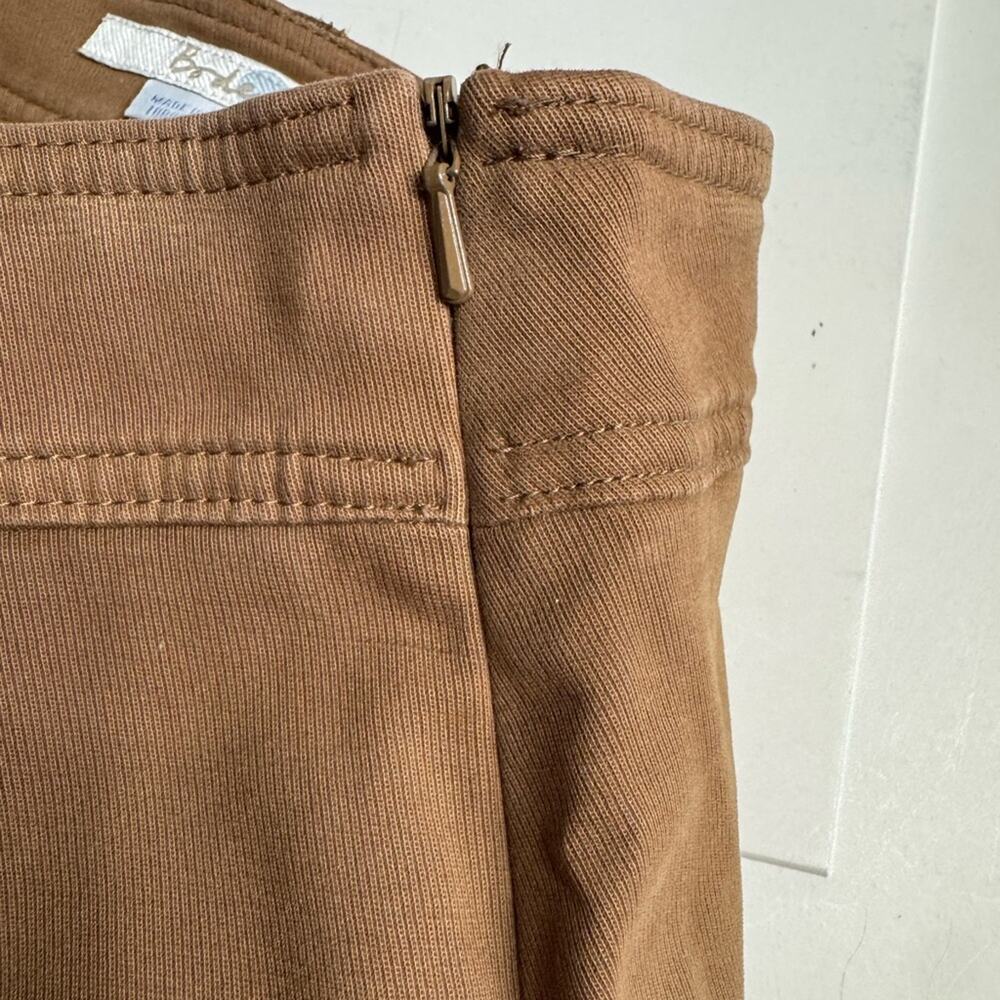 Boden Womens Sz 6L Brown Cotton Pencil Skirt Zip Button Cargo Utility Preppy - Picture 7 of 8